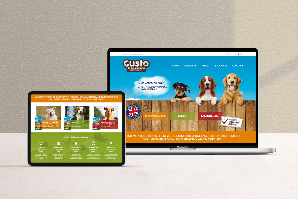 Gusto Website Home