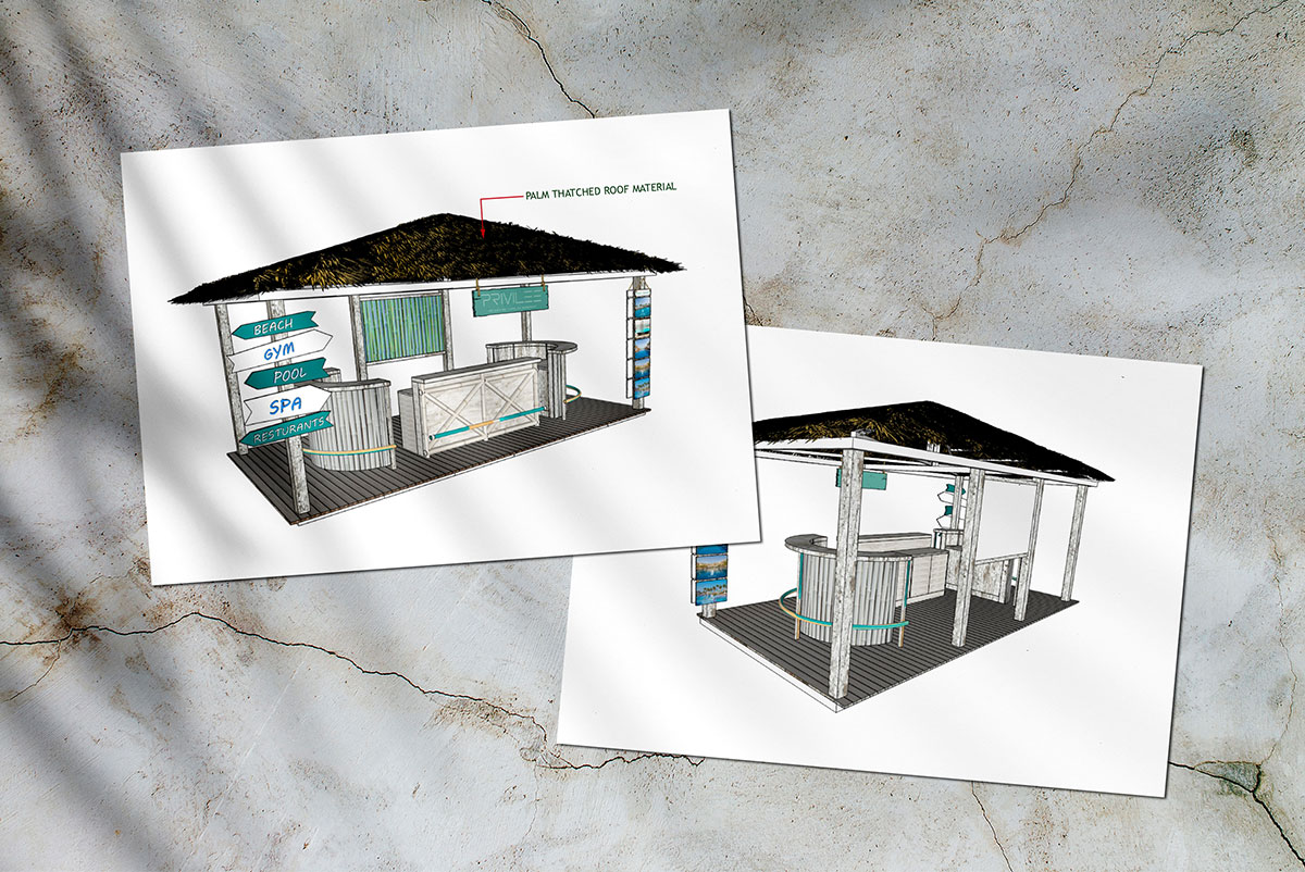 Privilee Exhibition Stand Render